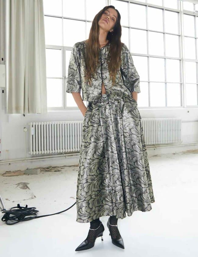 Lollys Laundry catalinall skirt - silver