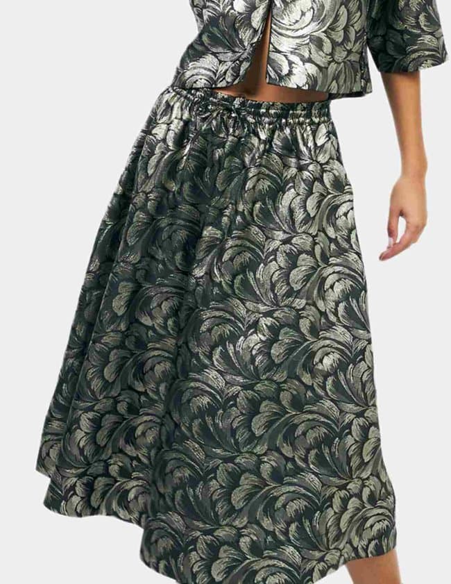 Lollys Laundry catalinall skirt - silver detail