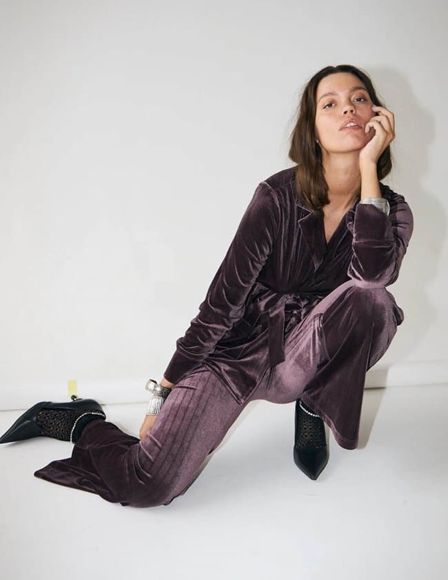 Lollys Laundry caseyll trouser - lavender