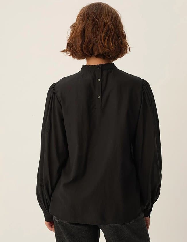 Des Petits Hauts ethan blouse - black side