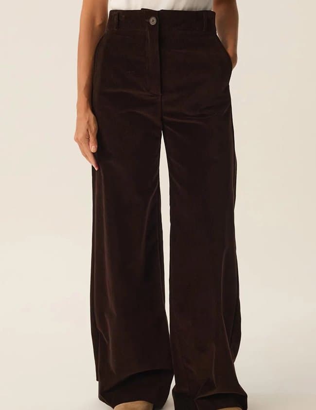 Des Petits Hauts ephyre trousers - coffee back