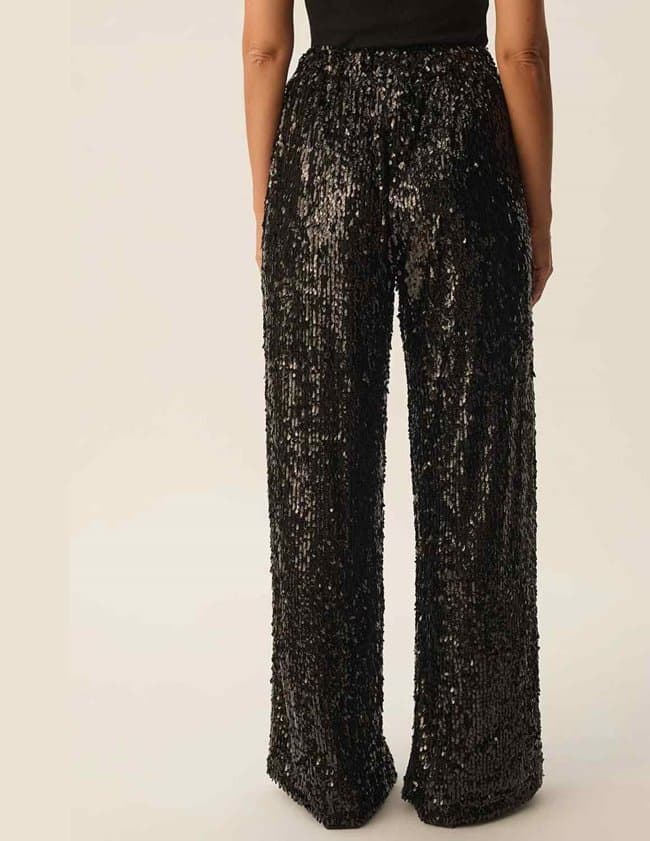 Des Petits Hauts isabela trousers - black model