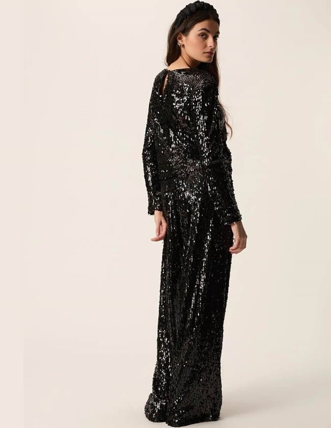 Des Petits Hauts isabela trousers - black detail