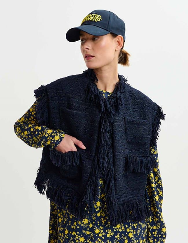 Essentiel Antwerp ishani gilet - navy