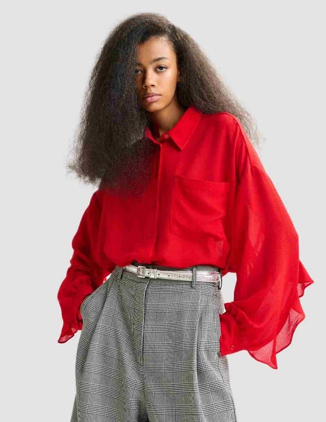 Essentiel Antwerp ifire shirt - red