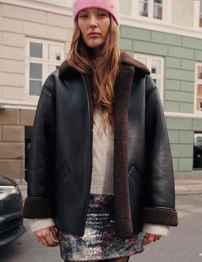 Des Petits Hauts yulia coat - coffee side