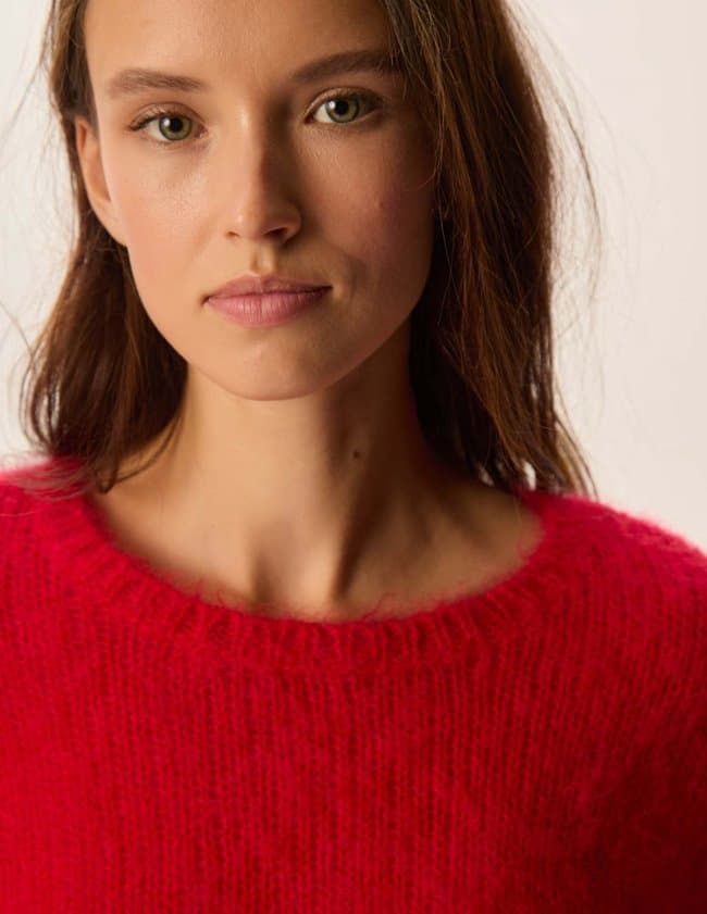 Des Petits Hauts chouky jumper - red back