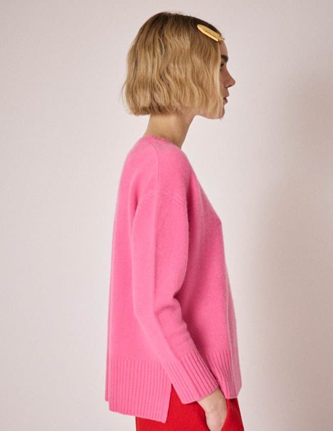 Absolut Cashmere livia jumper - candy detail