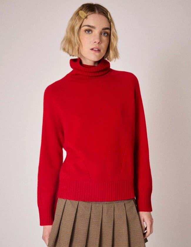 Absolut Cashmere sylviana jumper - poppy
