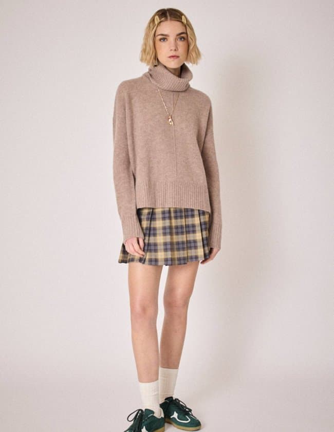 Absolut Cashmere candace jumper - chestnut detail