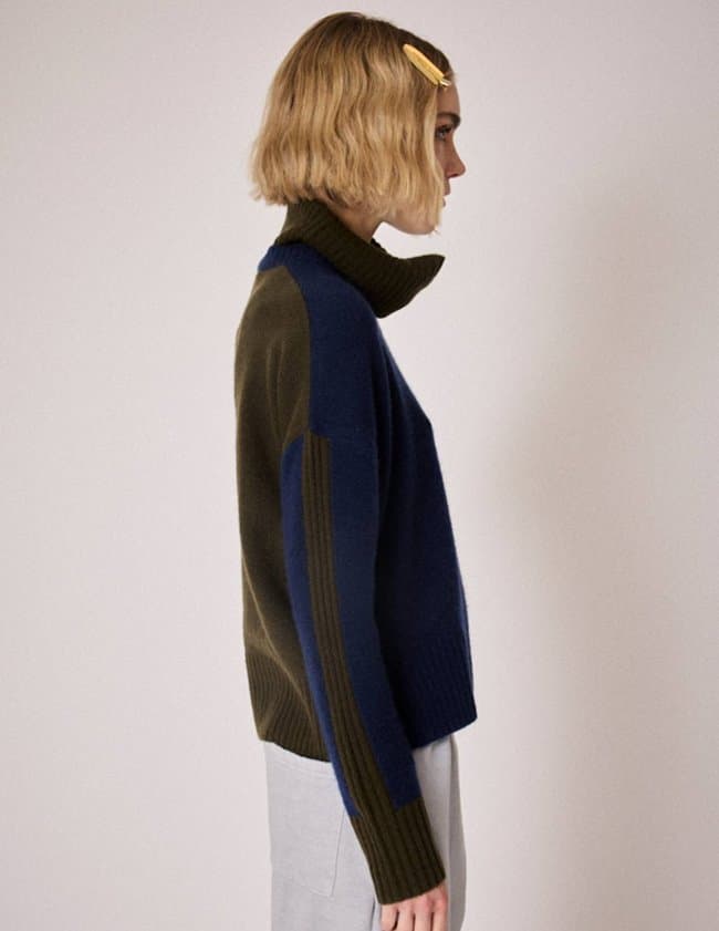 Absolut Cashmere candace jumper - navy combo model