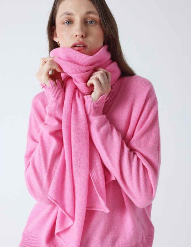 Absolut Cashmere infinity scarf - candy