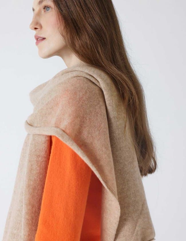 Absolut Cashmere infinity scarf - chestnut back