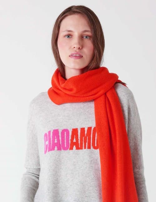 Absolut Cashmere infinity scarf - poppy