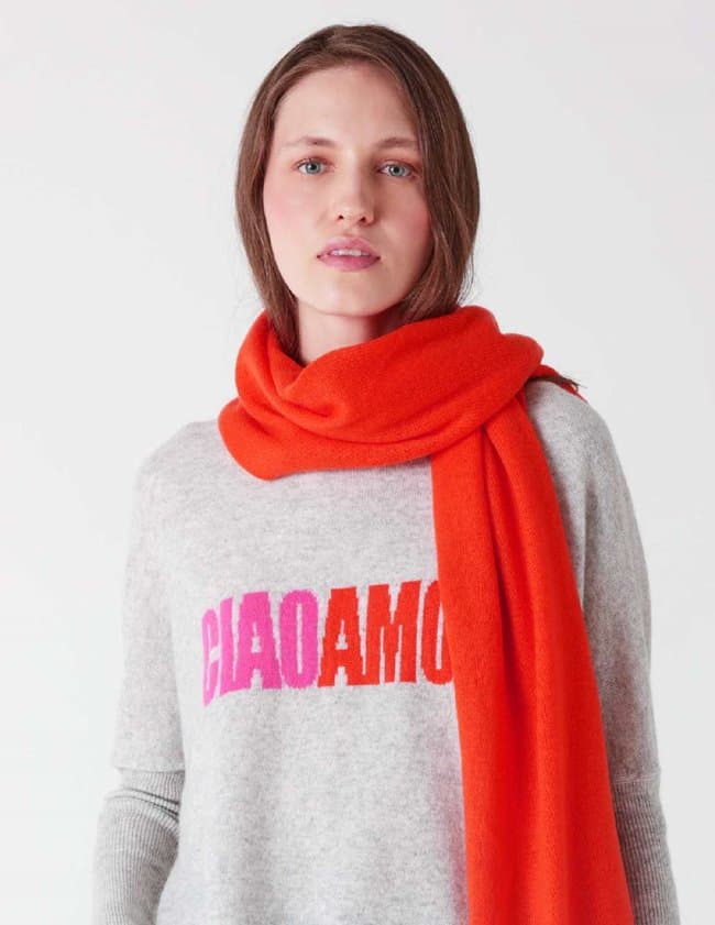 Absolut Cashmere infinity scarf - poppy