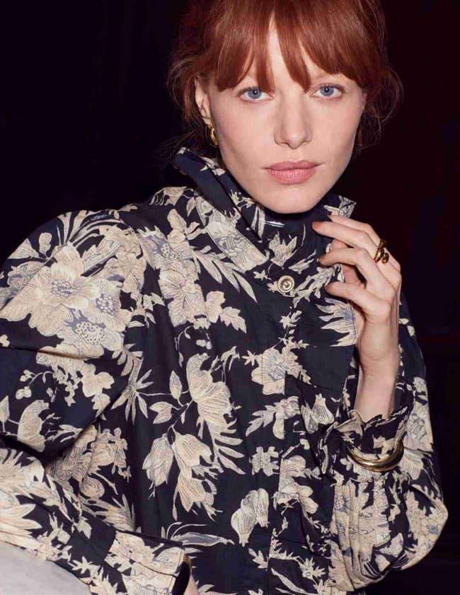 Feeka louison blouse - black back