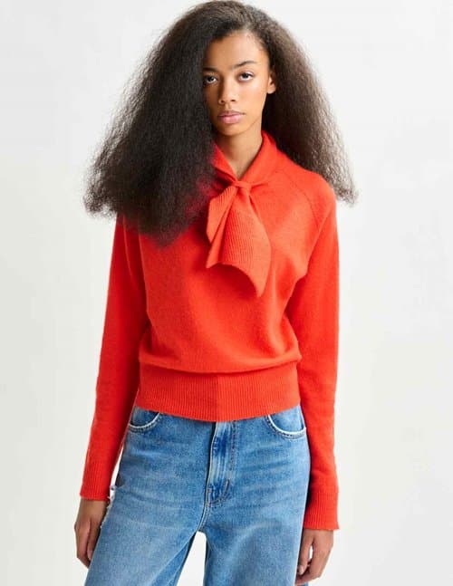 Essentiel Antwerp invited jumper - red