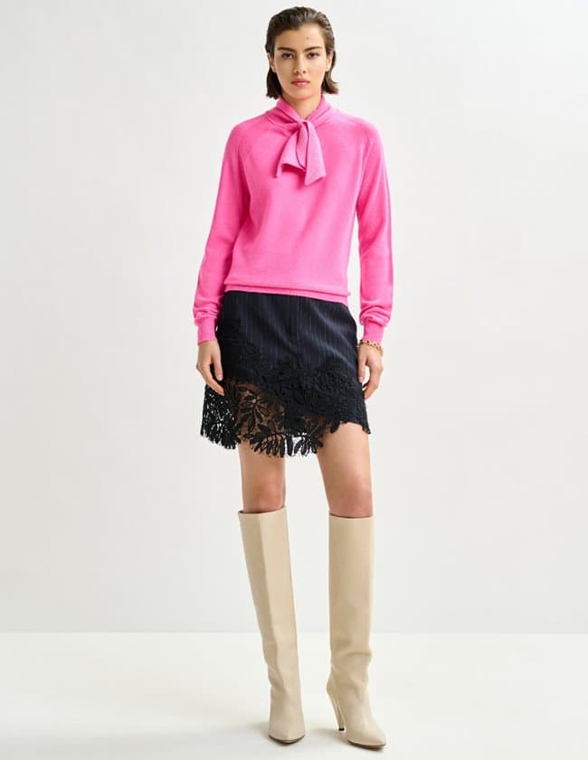 Essentiel Antwerp invited jumper - pink model