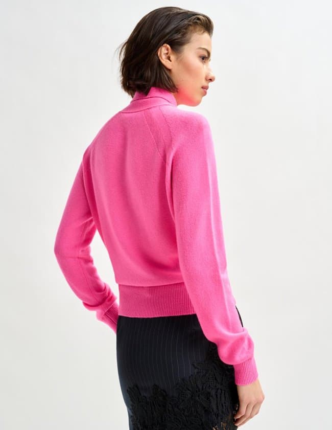 Essentiel Antwerp invited jumper - pink side