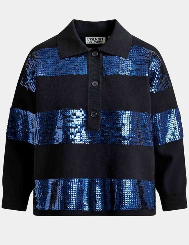 Essentiel Antwerp illuminati shirt - navy back