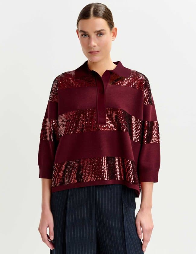 Essentiel Antwerp illuminati shirt - mauve