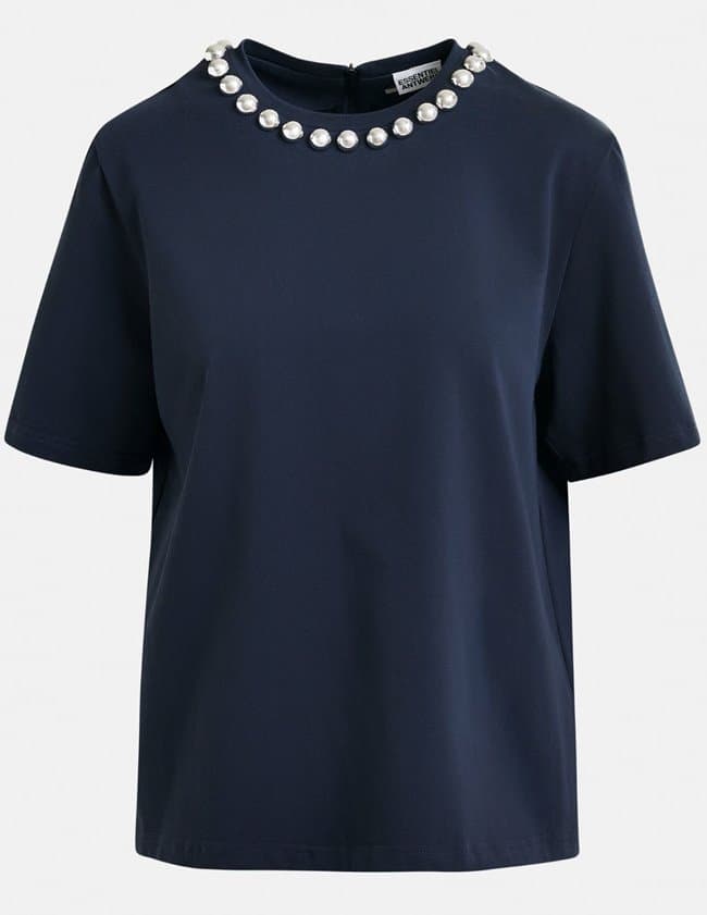 Essentiel Antwerp intenso t - shirt - navy back
