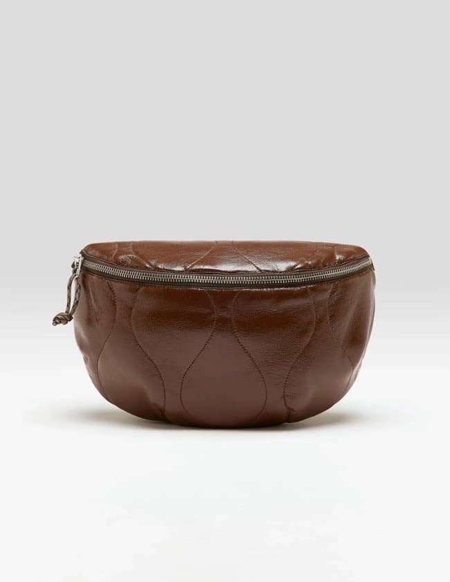 Bellerose hosie bag - coffee detail