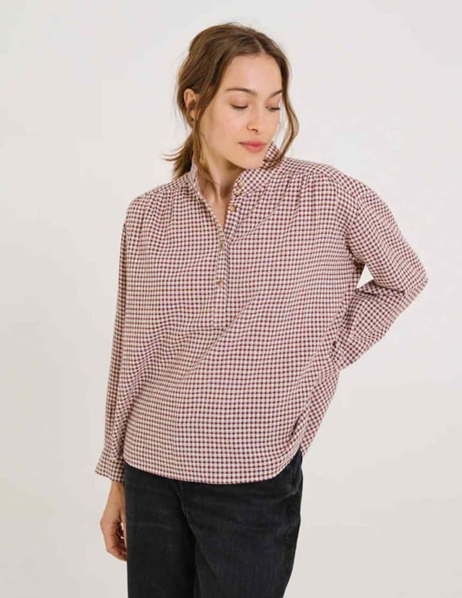 Sacrécoeur emma blouse - newport detail