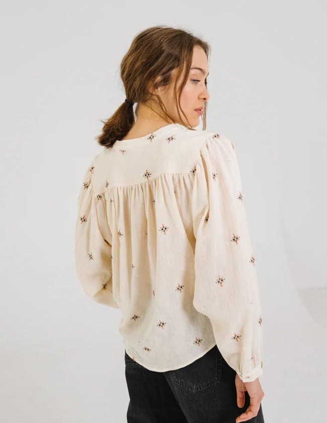 Sacrécoeur gladis blouse - etna detail