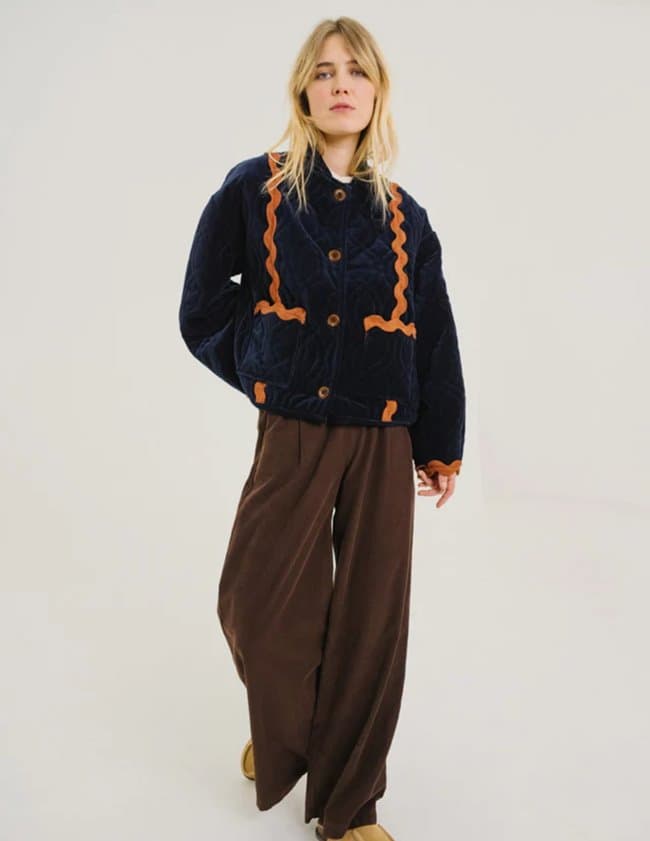 Sacrécoeur jay jacket - mira detail