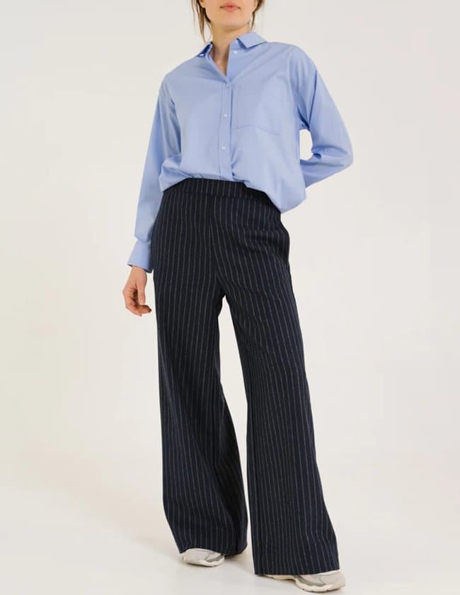 Sacrécoeur lola trousers - blue detail