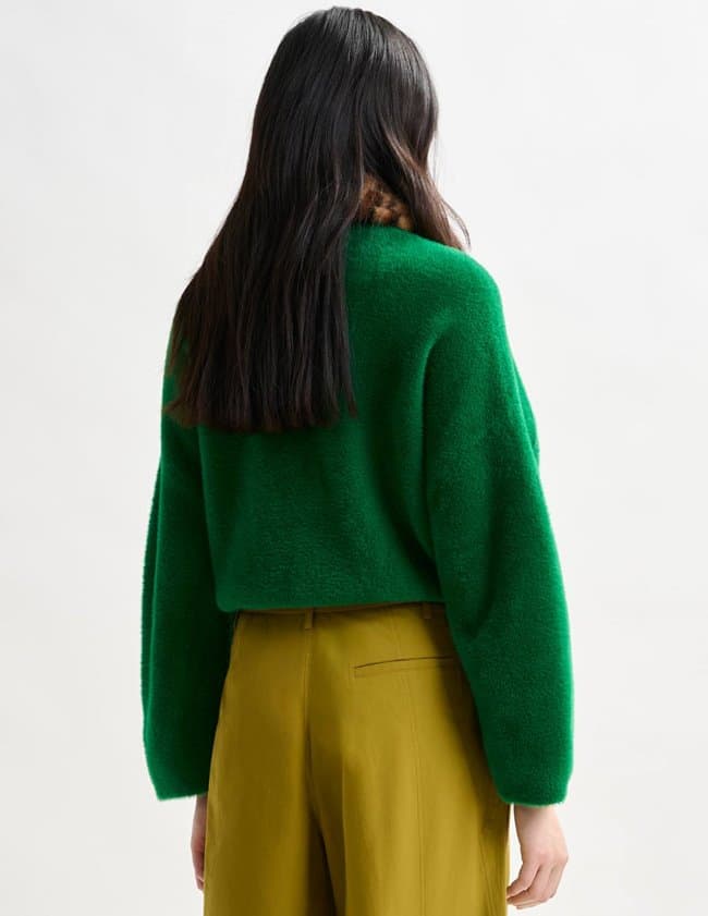 Essentiel Antwerp intention jacket - green model