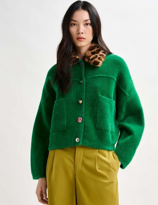 Essentiel Antwerp intention jacket - green