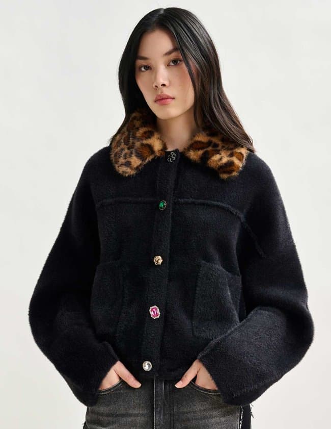 Essentiel Antwerp intention jacket - black