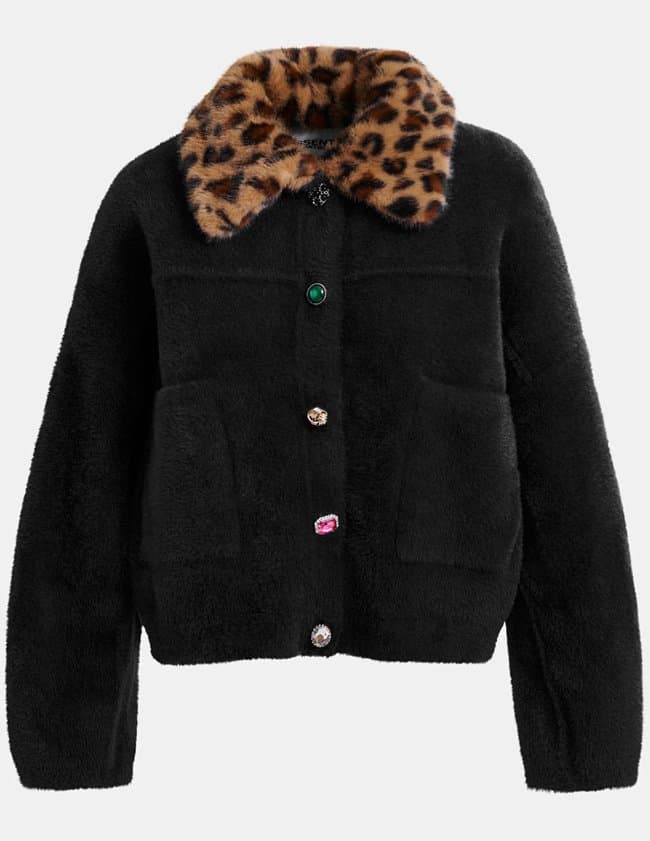 Essentiel Antwerp intention jacket - black back