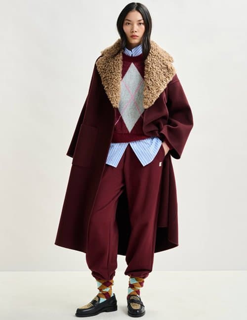 Essentiel Antwerp irno coat - mauve