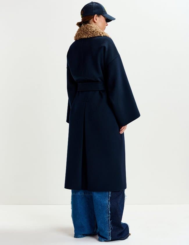 Essentiel Antwerp irno coat - navy model