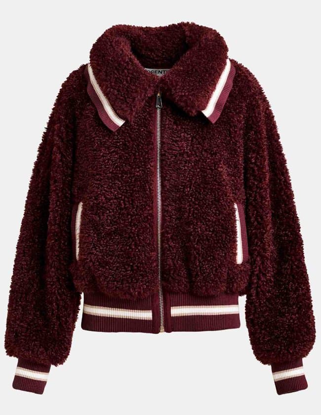 Essentiel Antwerp iwill jacket - mauve back