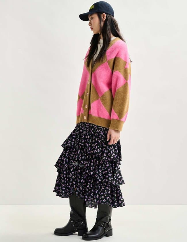 Essentiel Antwerp iwho cardigan - pink model
