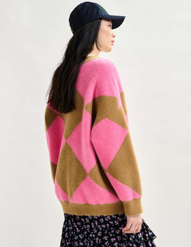 Essentiel Antwerp iwho cardigan - pink side