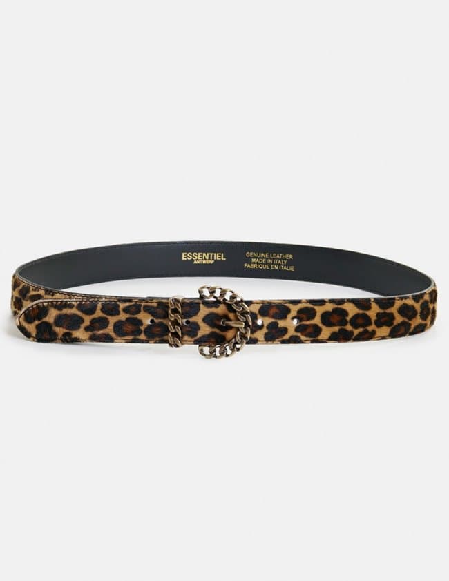 Essentiel Antwerp ipony belt - leopard print