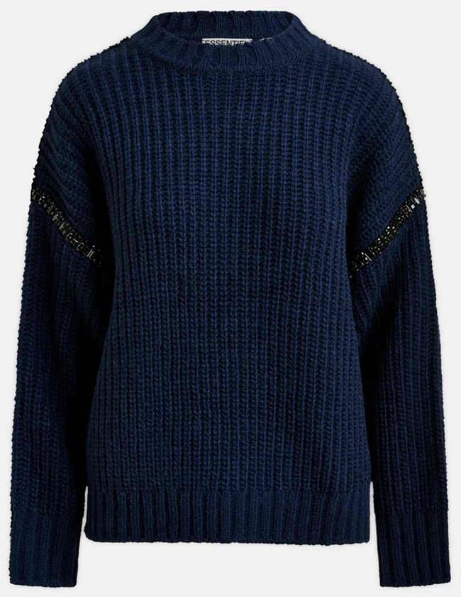 Essentiel Antwerp indsay jumper - navy back