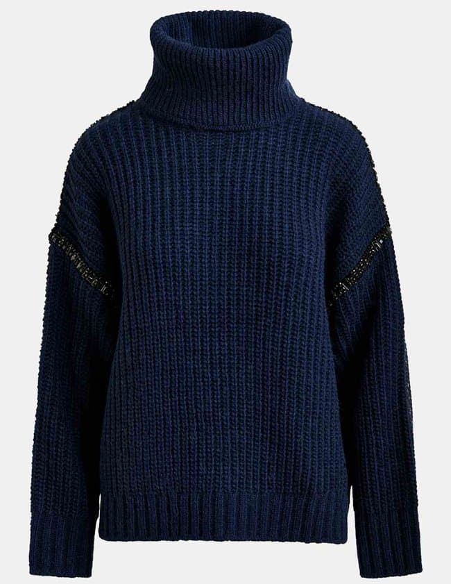 Essentiel Antwerp indsay jumper - navy side