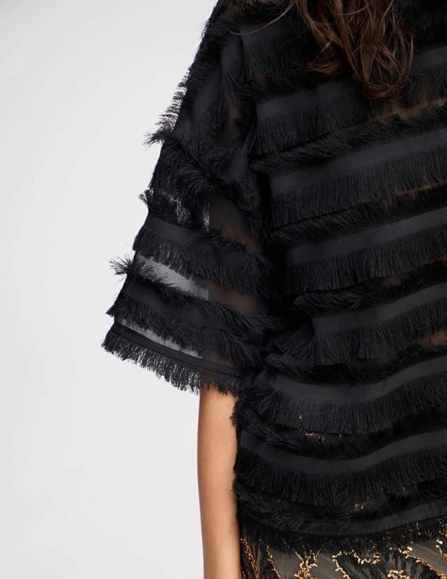 Munthe lipona top - black model