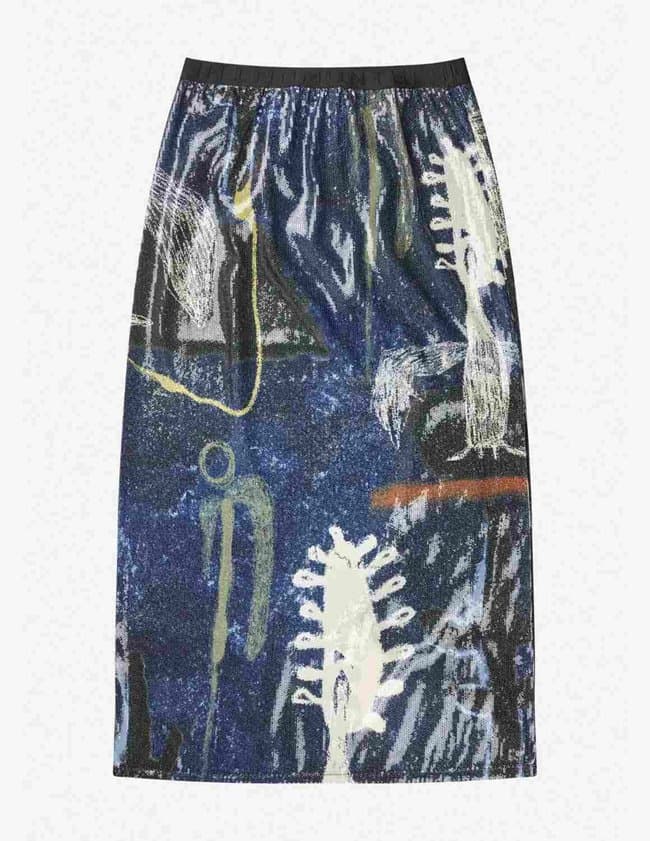Munthe lebane skirt - navy back