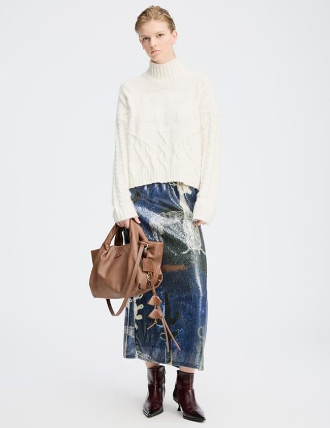 Munthe lebane skirt - navy detail