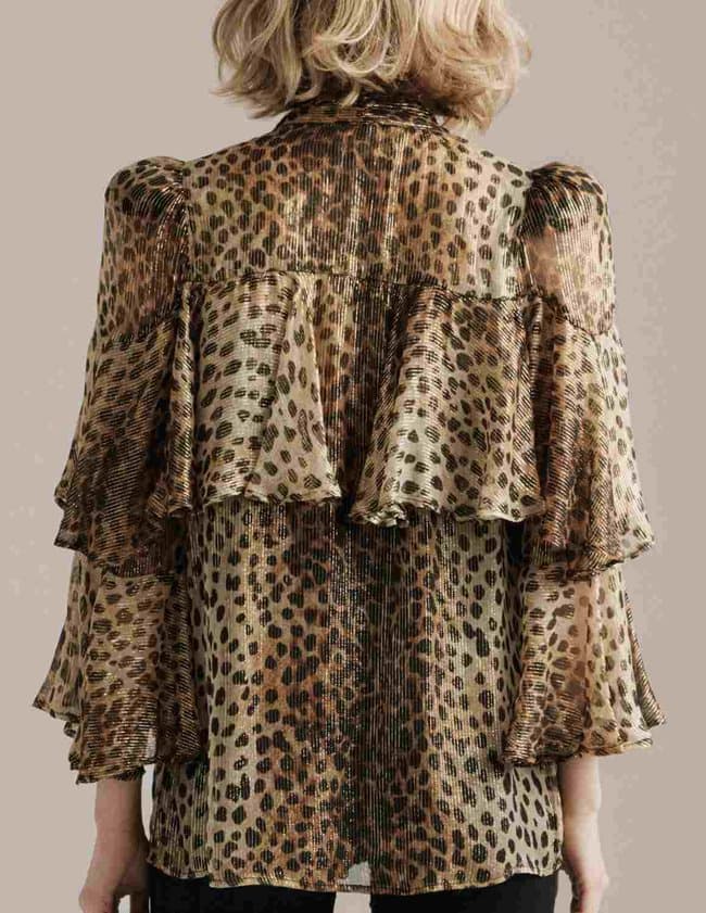 Queens of Archive bea blouse - animal print model