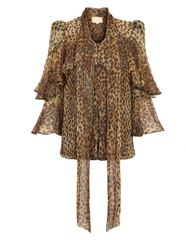 Queens of Archive bea blouse - animal print back