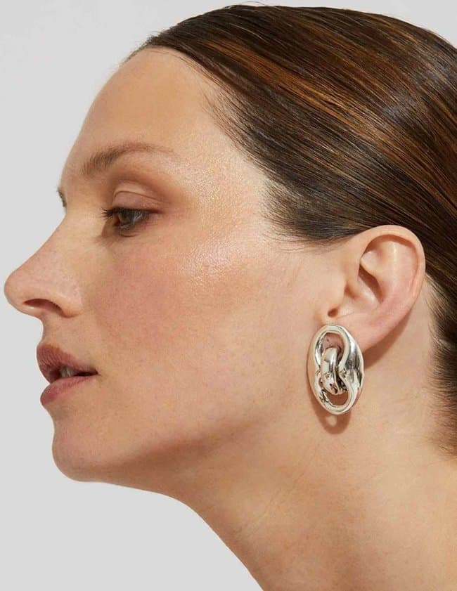 Gas Bijoux cophea stud earrings - silver back