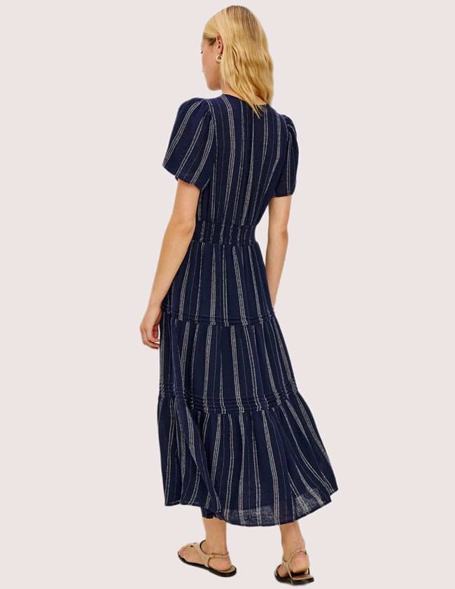 Rails cannes dress - marina stripe detail
